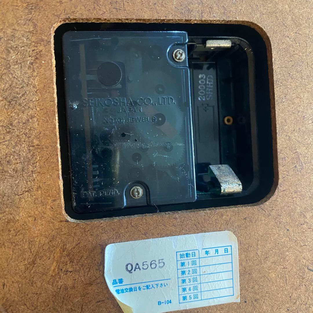 SEIKO リペイント　壁掛時計 ミッドセンチュリー　昭和レトロ　シルバー