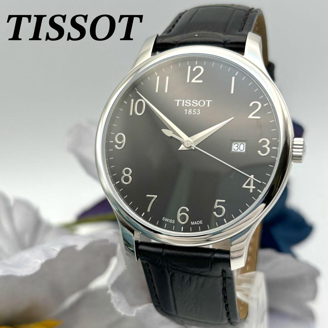 超美品✨TISSOT ティソ ジェント クラシック 腕時計 デイト メンズ