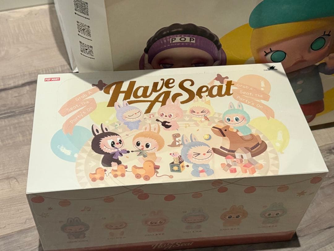 【即日発送】Labubu ラブブ Have a seat 未開封