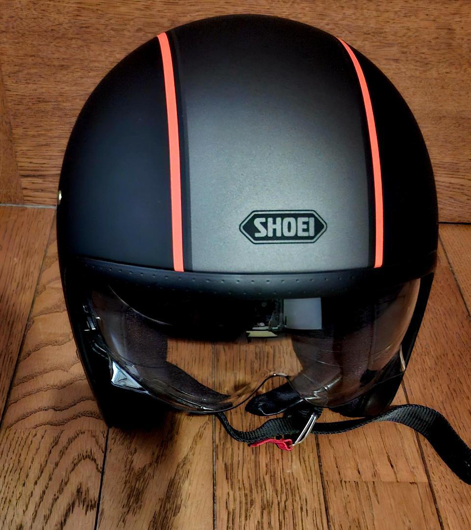 SHOEI　J.Oヘルメット マットブラック/オレンジライン