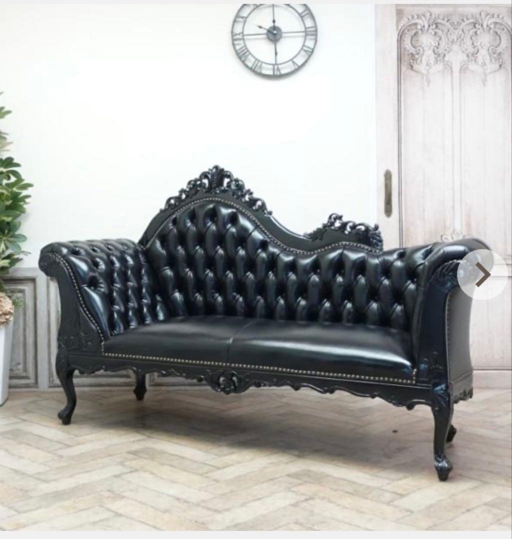 ロココ調　アンティークソファ　猫脚　ゴシック