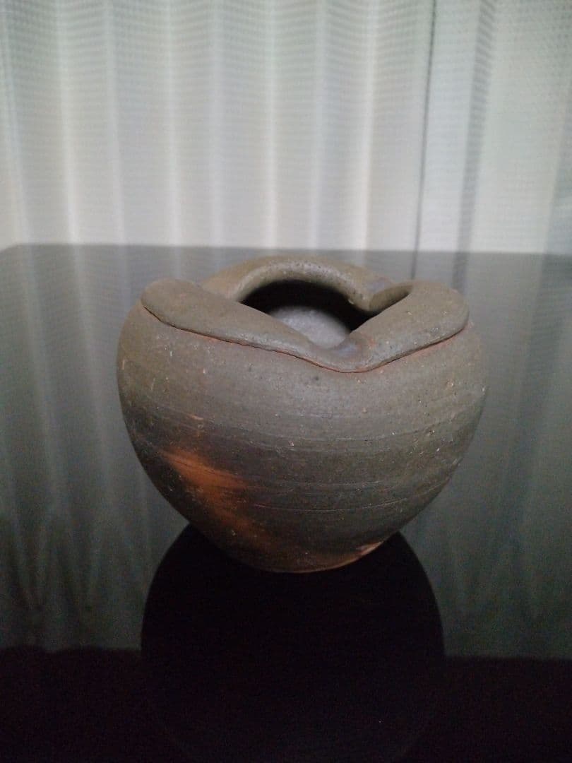 【備前焼 灰皿】人間国宝 藤原 啓 ( 送料無料！)