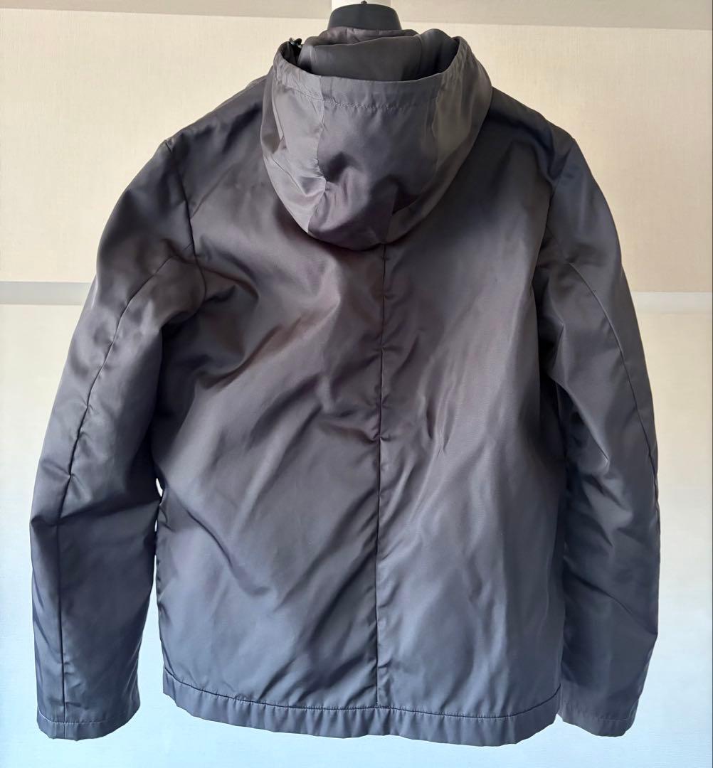 PRADA プラダ インナー付きナイロンアウター グレー サイズ44 メンズ