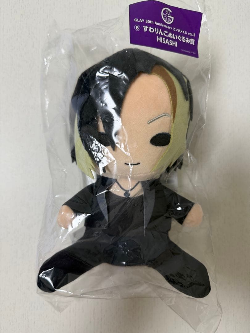 エンタメくじ GLAY 30thVol.2 すわりんこぬいぐるみ HISASHI