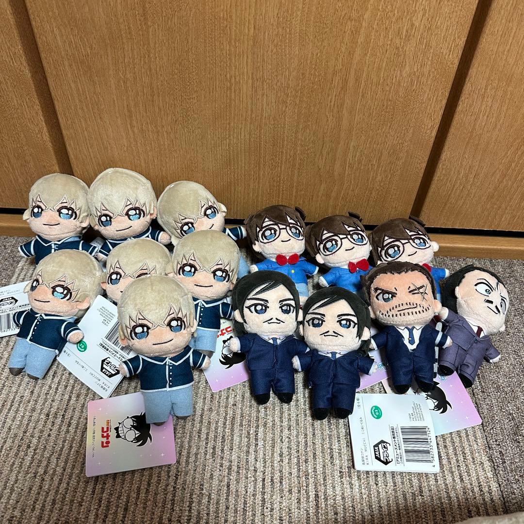 名探偵コナン KIRA MUCCHI ぬいぐるみ　14個まとめ売り