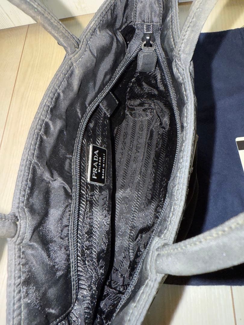 【美品】PRADA テスートシティ ハンドバッグ B6245 ギャランティ付き
