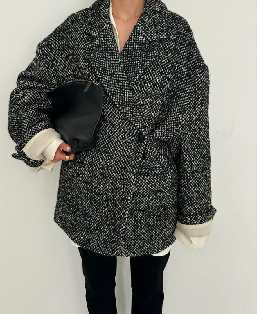 【新品】SuzuHirose×CLANE MIX COLOR OVER COAT