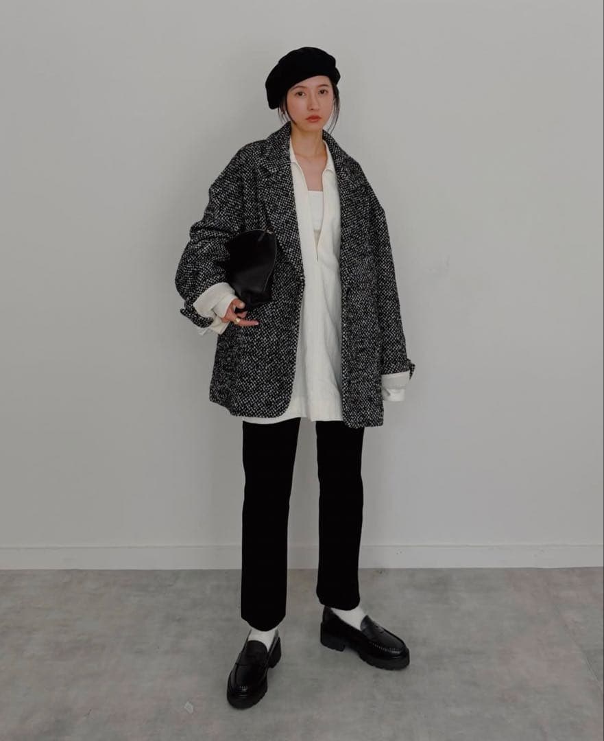 【新品】SuzuHirose×CLANE MIX COLOR OVER COAT