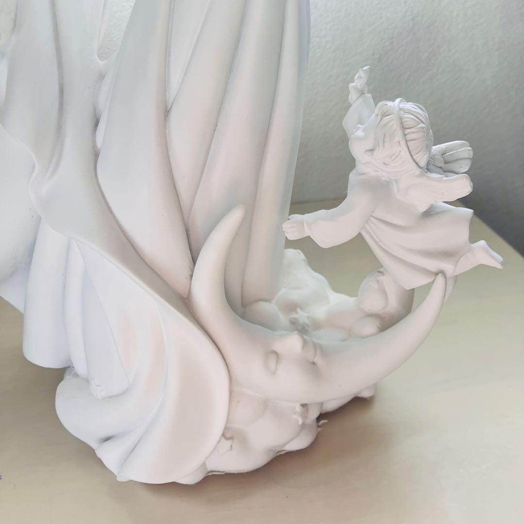 愛に満ちた聖母子像☆天使 置物＊天使雑貨＊エンジェル雑貨　置物