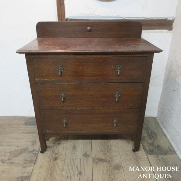 イギリス アンティーク 家具 チェスト ドロワーズ 3段引き出し 6093e