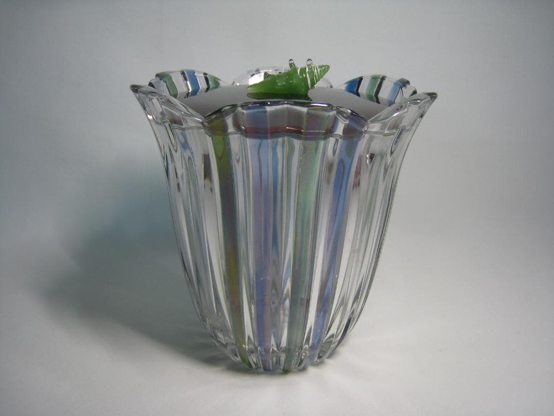 ガラス製水指　　義山水指