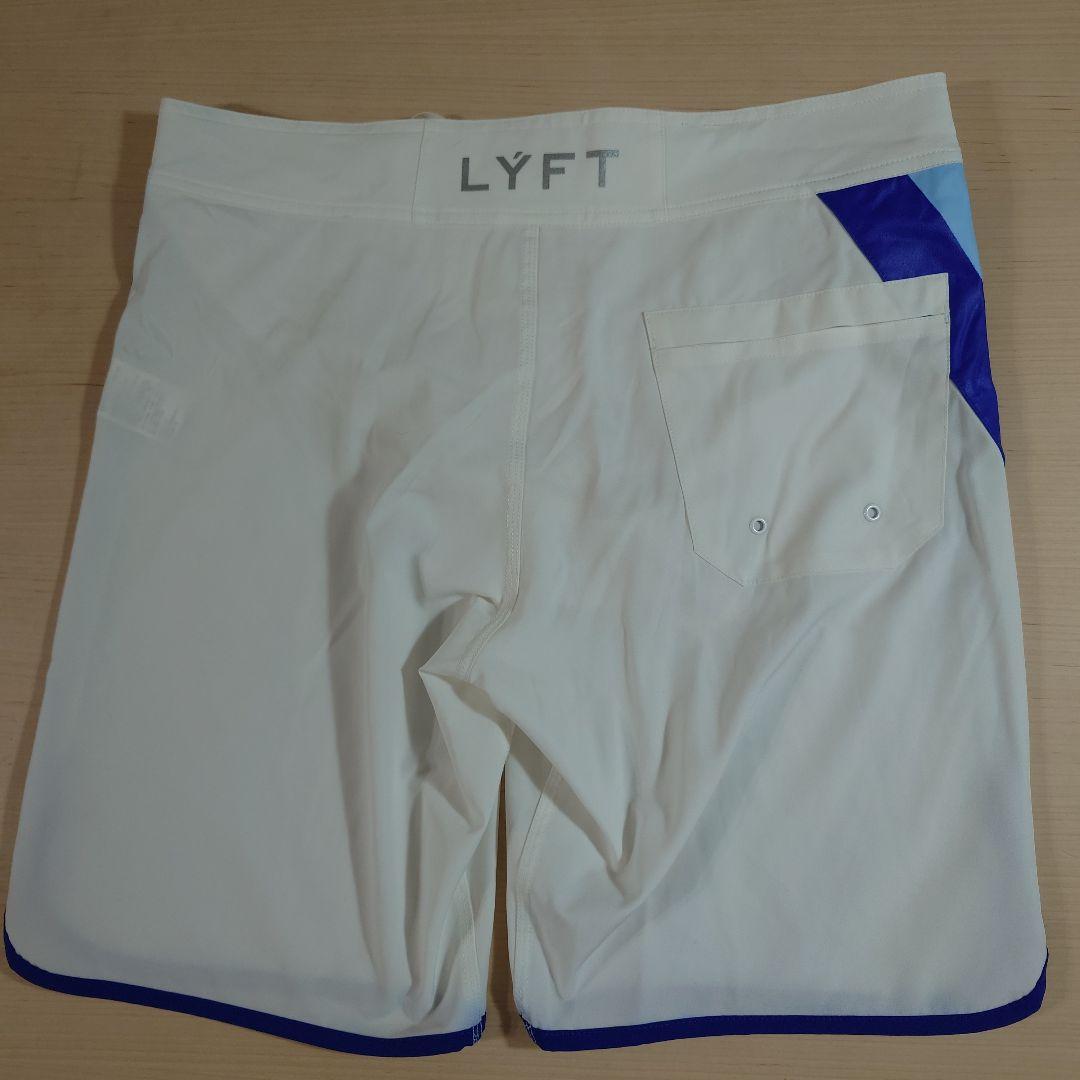 LYFT 水着 Lサイズ ホワイト/ブルー