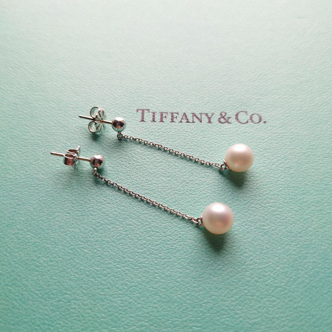 TIFFANY ティファニー ジーグフェルド ドロップピアス パール
