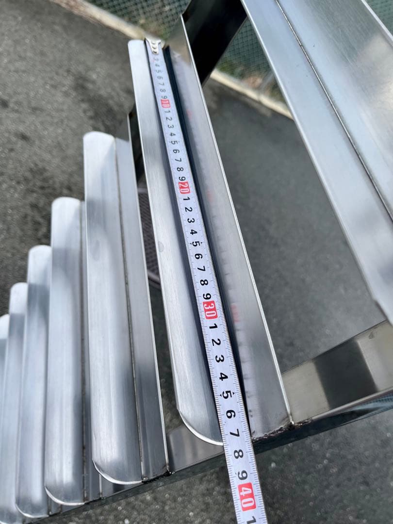 ステンレストンボラック　パンラック　トレーラック　キャスター付き　14枚