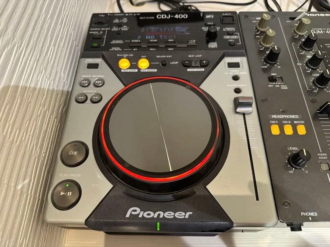 Pioneer CDJ-400×2 DJM-400 DJ機材ミキサーフルセット