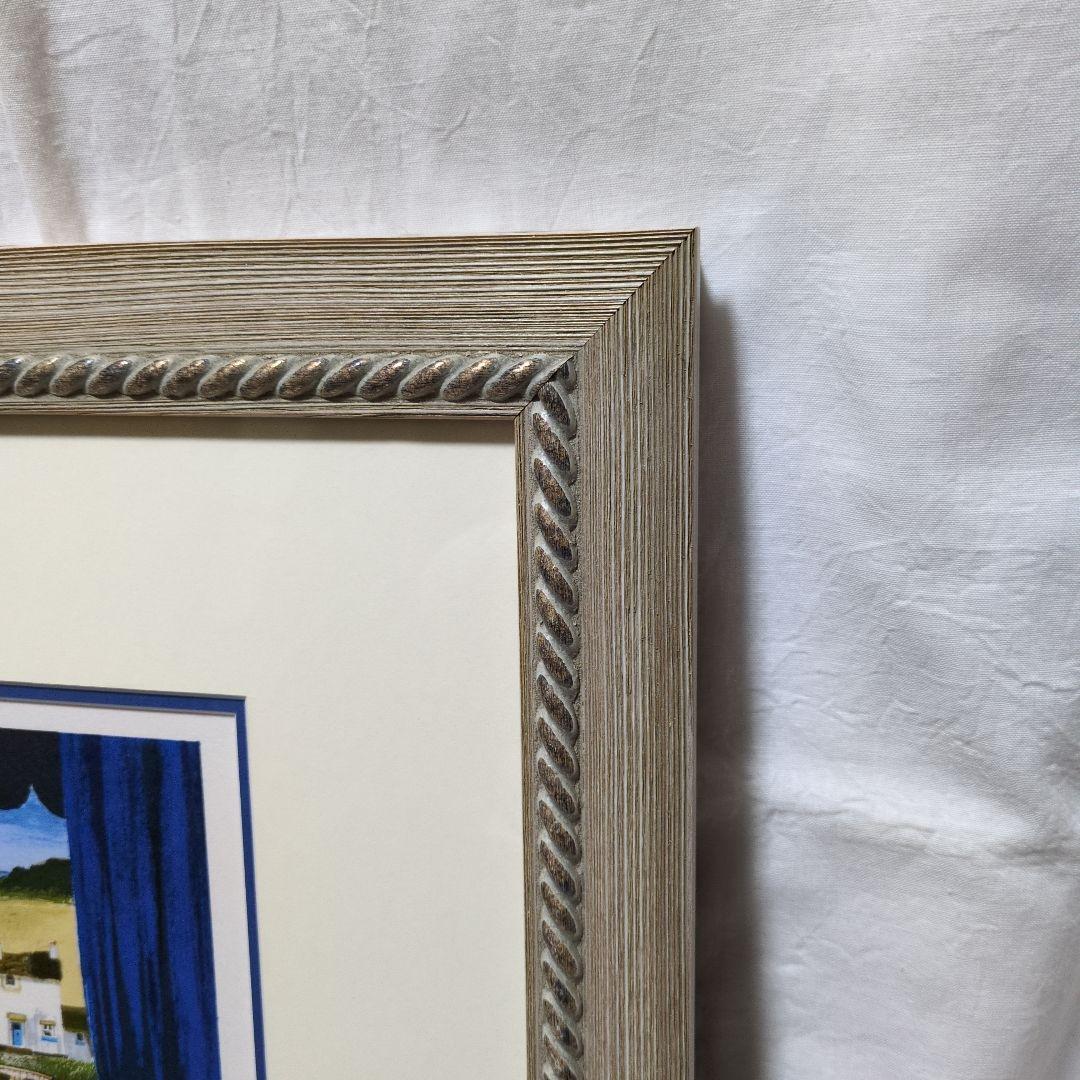 ブレンダ キング　リトグラフ　保証書付　フィッシャーマンズキャット　額入り