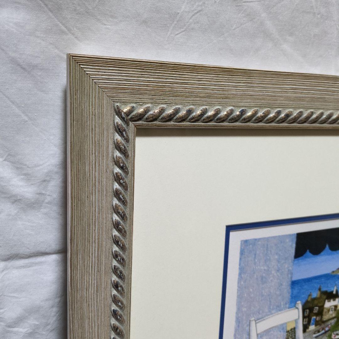 ブレンダ キング　リトグラフ　保証書付　フィッシャーマンズキャット　額入り