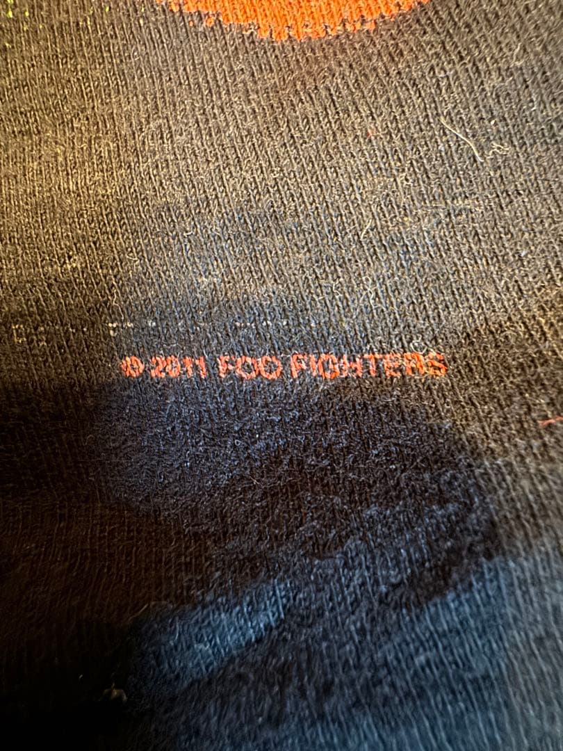 FOO FIGHTERS 2011年バンT黒サイズ表記M美品