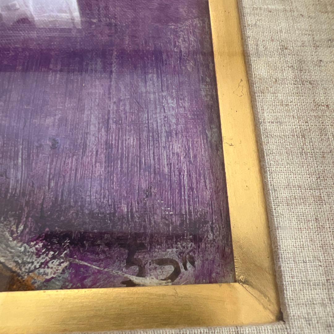 油彩　油彩画　松任谷千鶴　『シンガポールのマリザ』