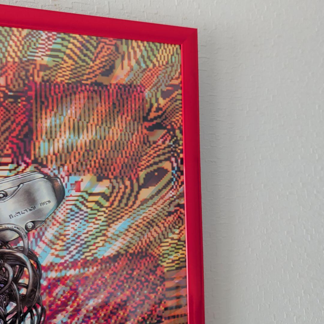 攻殻機動隊 士郎正宗 1990年代 ヴィンデージポスター B3 レッドフレーム