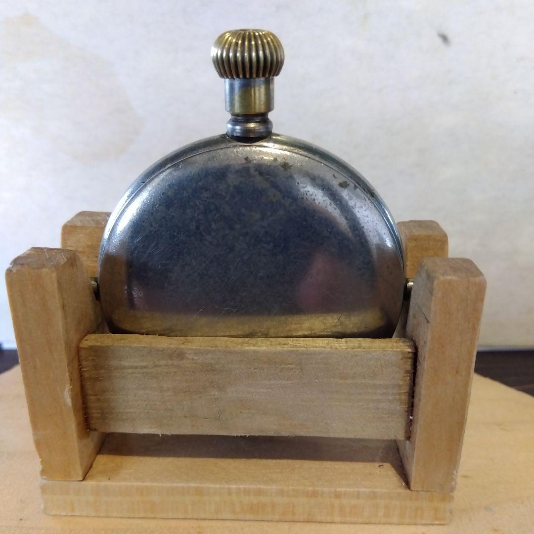 懐中時計タイプ置時計、懐中時計　 手巻きスモセコ 　アンソニア　整調済　少々難有