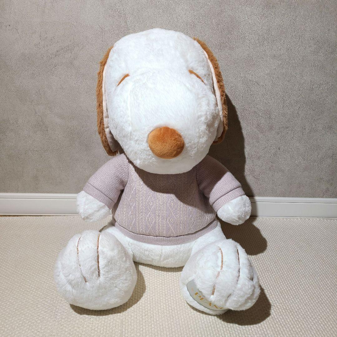 USJ　ユニバーサルスタジオ　スヌーピー　ぬいぐるみ　クリスマス　ニット　ビック