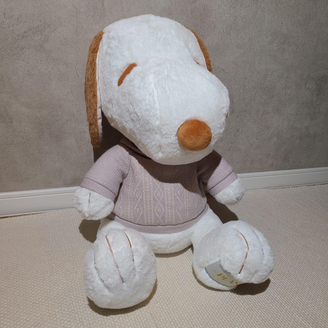 USJ　ユニバーサルスタジオ　スヌーピー　ぬいぐるみ　クリスマス　ニット　ビック