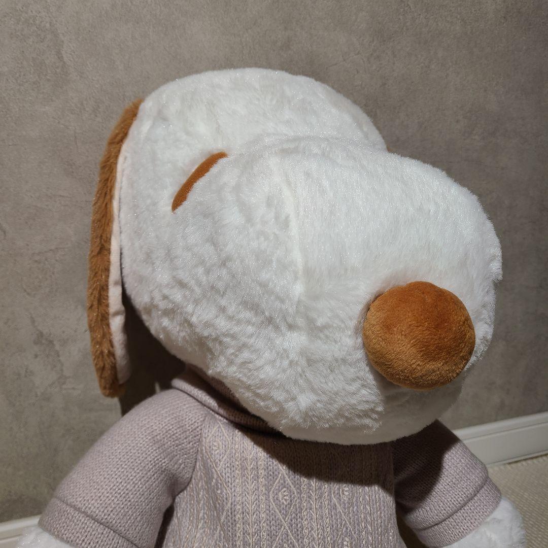 USJ　ユニバーサルスタジオ　スヌーピー　ぬいぐるみ　クリスマス　ニット　ビック