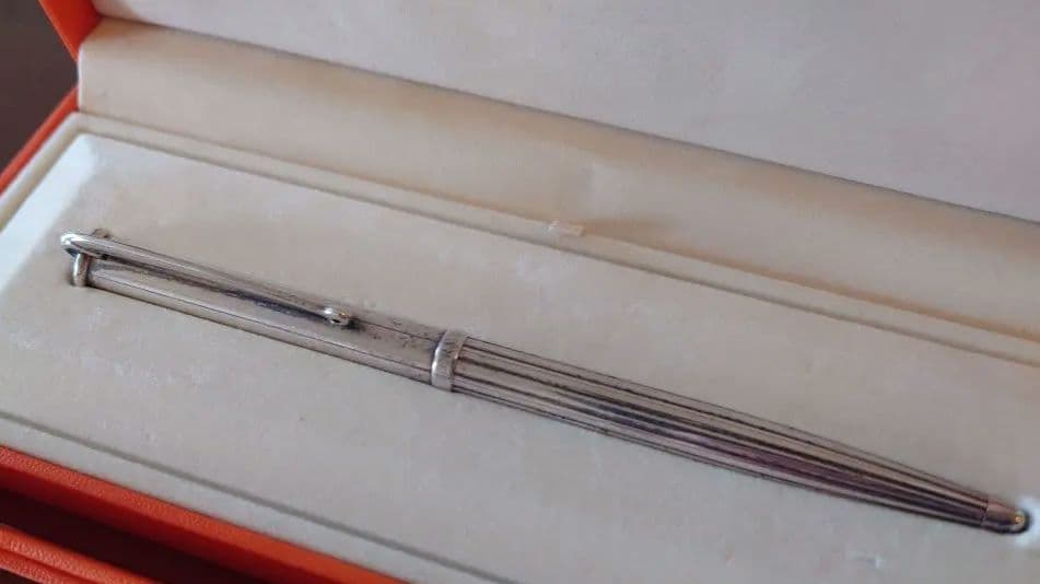 エルメス ボールペン シルバー