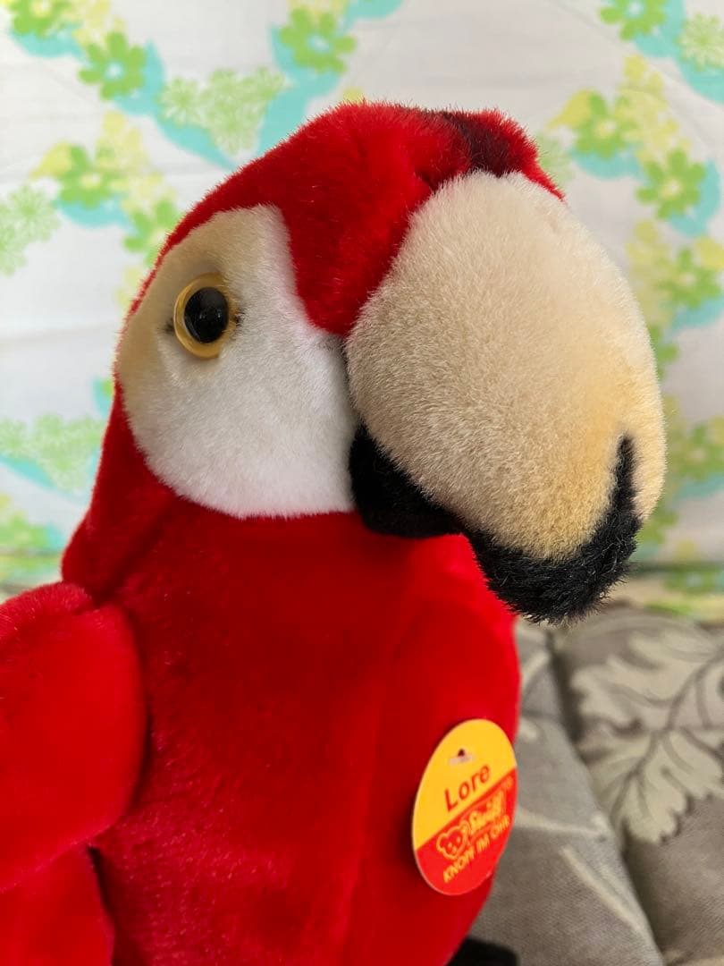 Steiff Lore オウム ぬいぐるみ