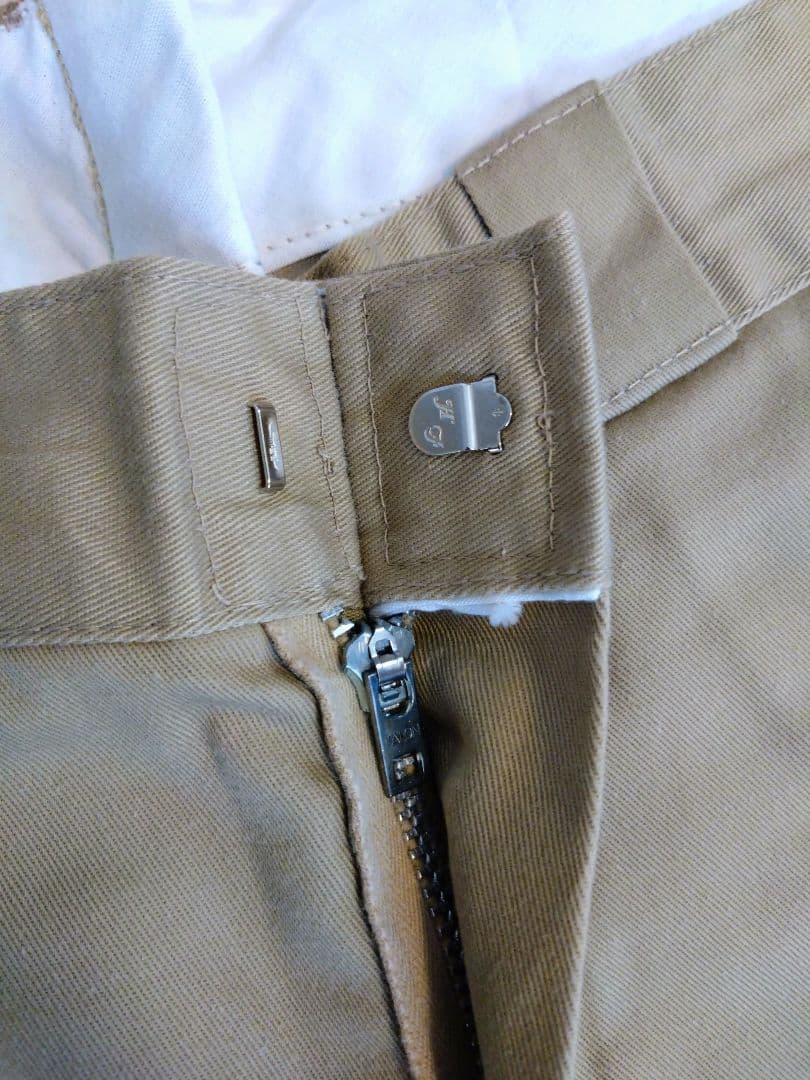 70's80's usa製 dickies 874 アルミジップ taron