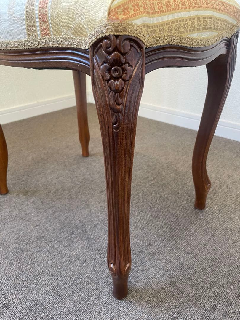 専用商品 クラシカル 猫脚 高級ドレッサースツール イタリア製