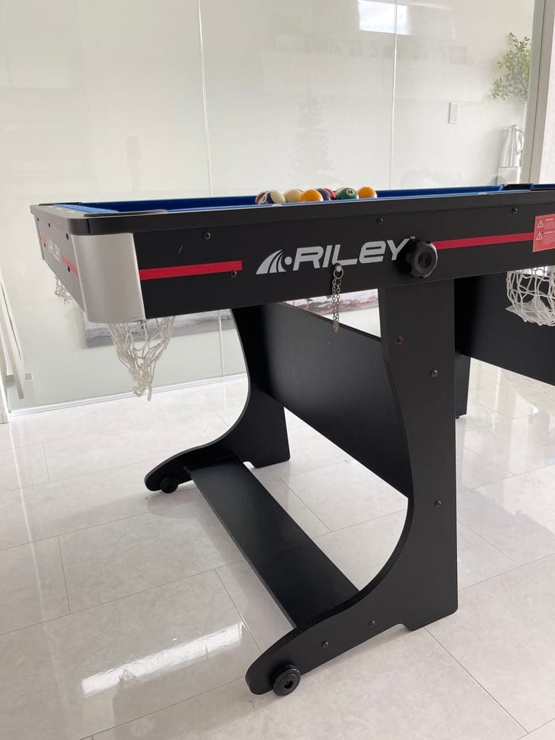 直接引取のみ❗️ライリー社本格ビリヤード折りたたみ152×84 定価102,750