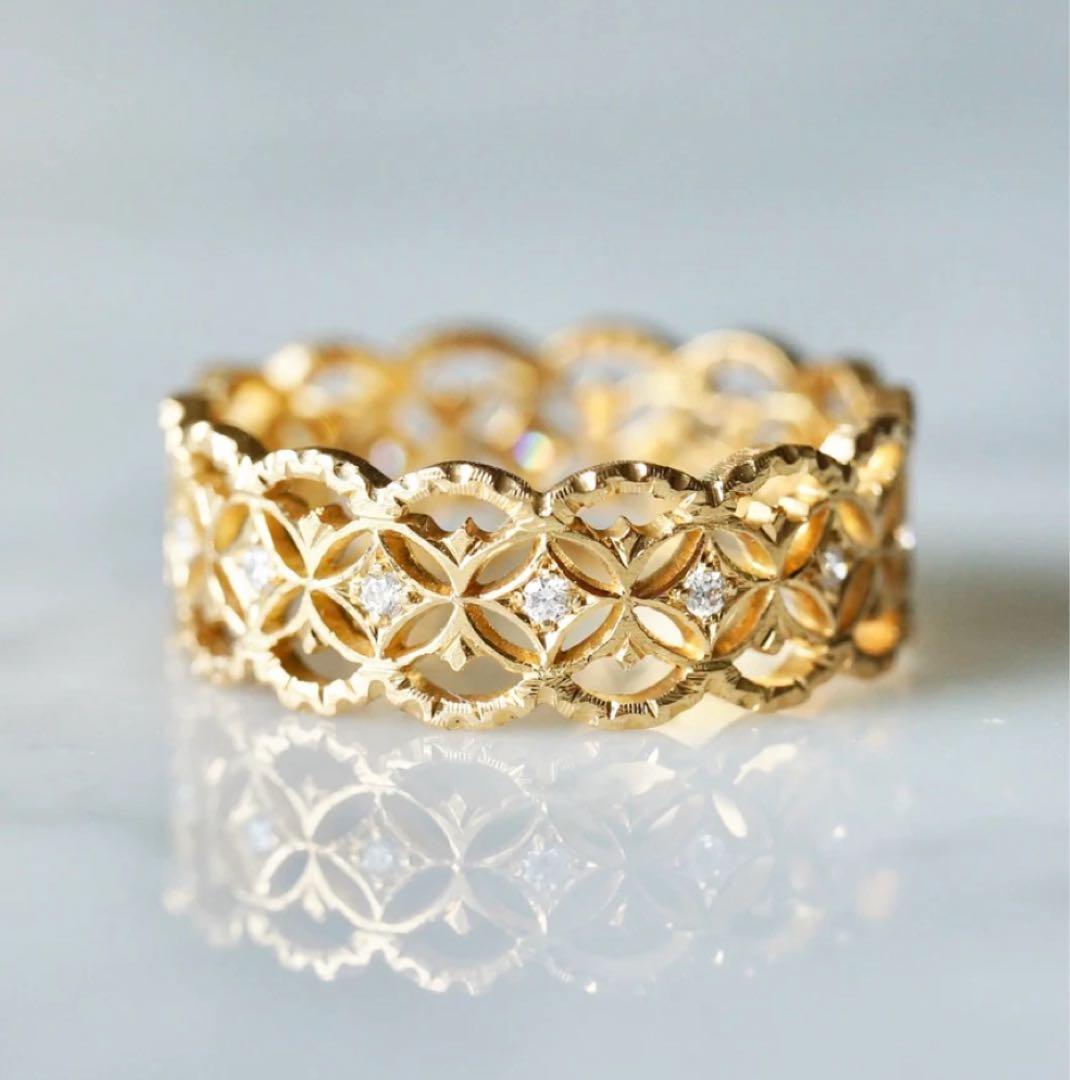 effe jewelry Delicatura YG ダイヤ　リング