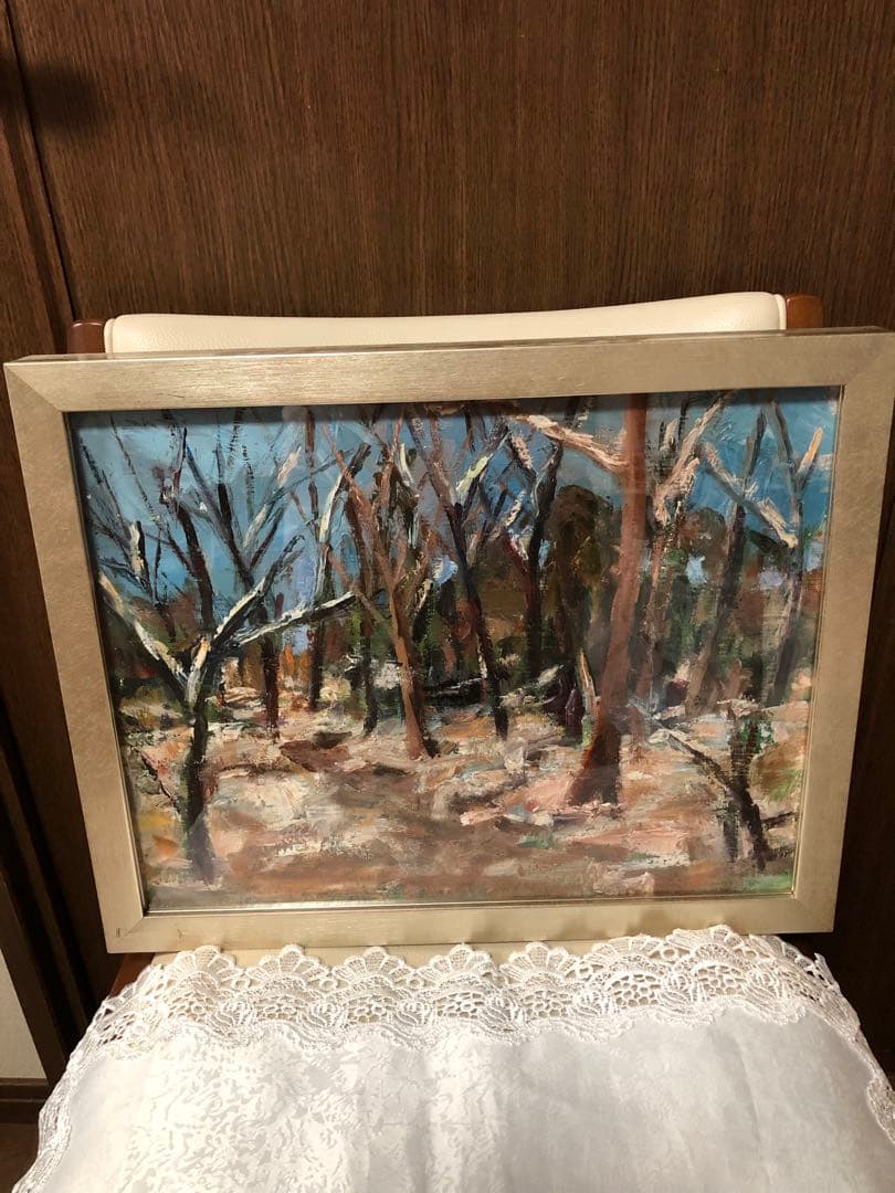 油絵（木立）Ｆ6