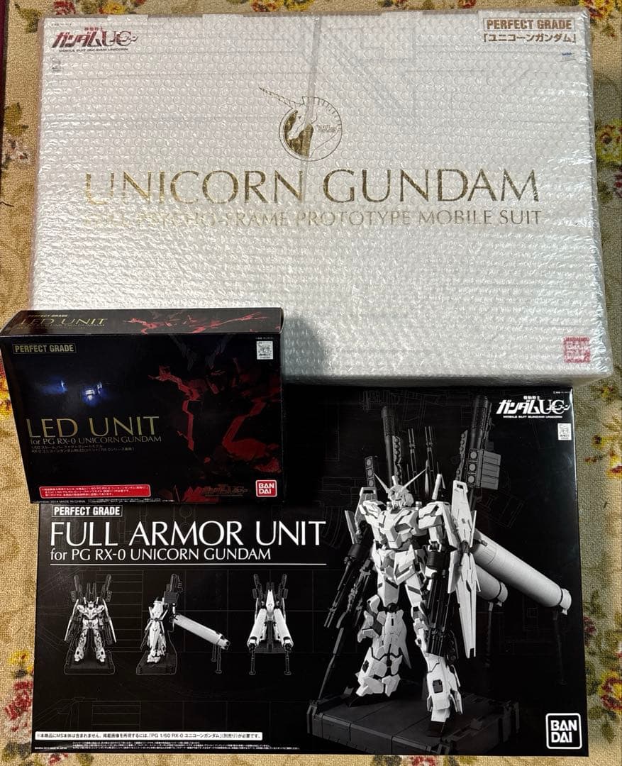 PGフルアーマーユニコーンガンダム　セット