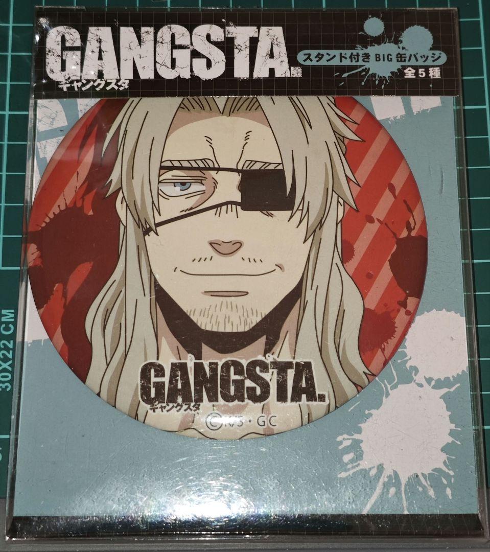 GANGSTA スタンド付きBIG 缶バッジ ウォリック