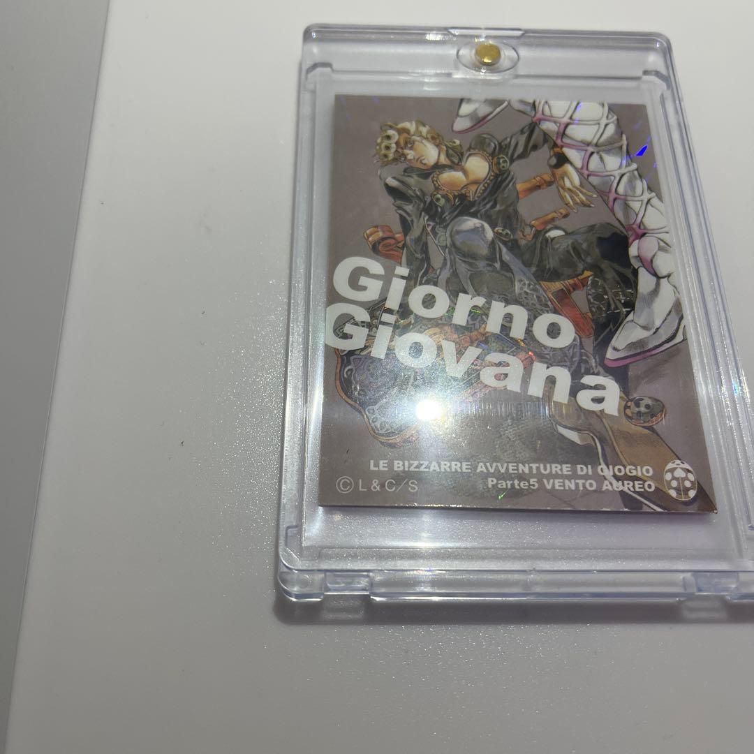 ジョジョの奇妙な冒険 ジョルノ リアルペイントシート カード 荒木飛呂彦