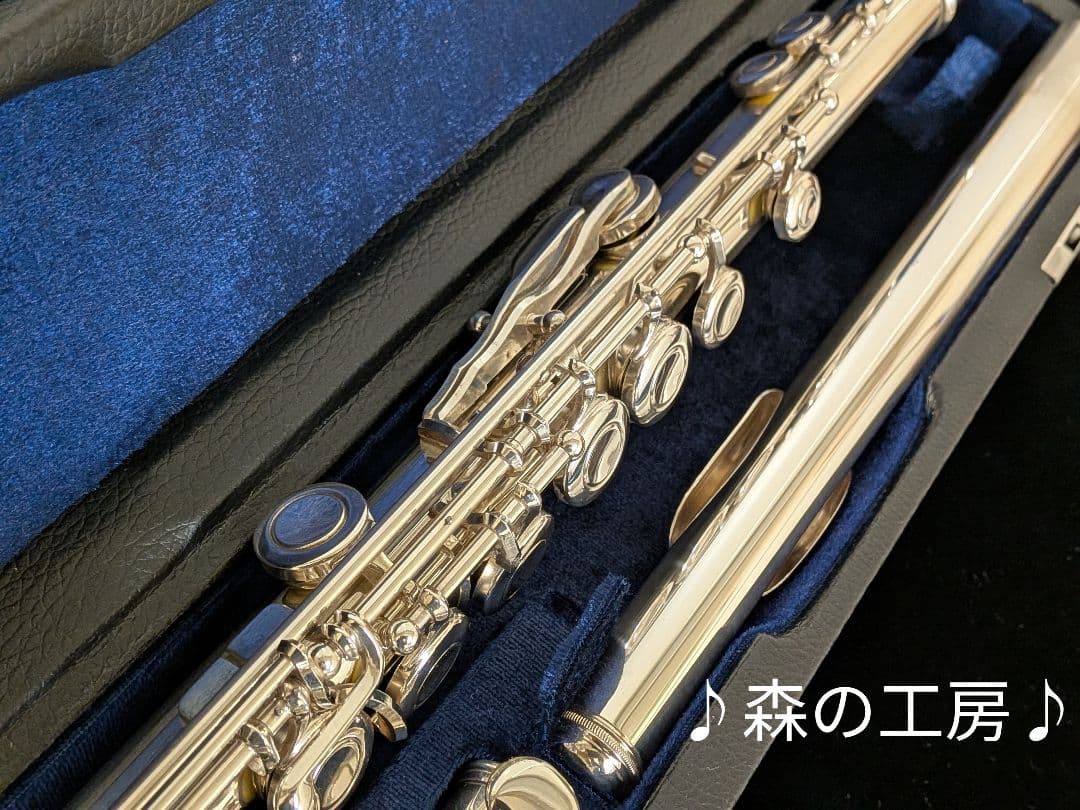 商談中【みやま】頭部管銀製・ヤマハフルート YFL311Ⅱ Eメカ
