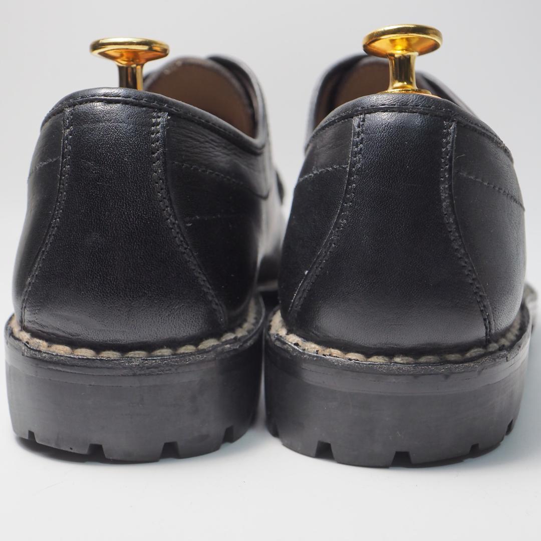 美品 リーガル REGAL チロリアンシューズ 革靴ブラック メンズ25.5cm