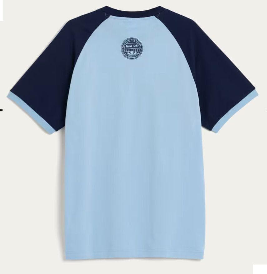 正規品 M adidas × oasis Tシャツ 新品 タグ付き ブルー