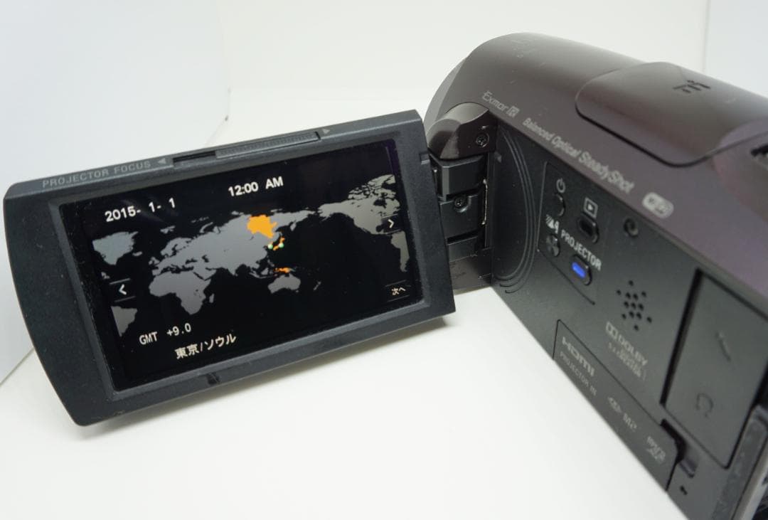 ビデオカメラ SONY HDR-PJ670 バッテリー付 動作確認済 ジャンク扱