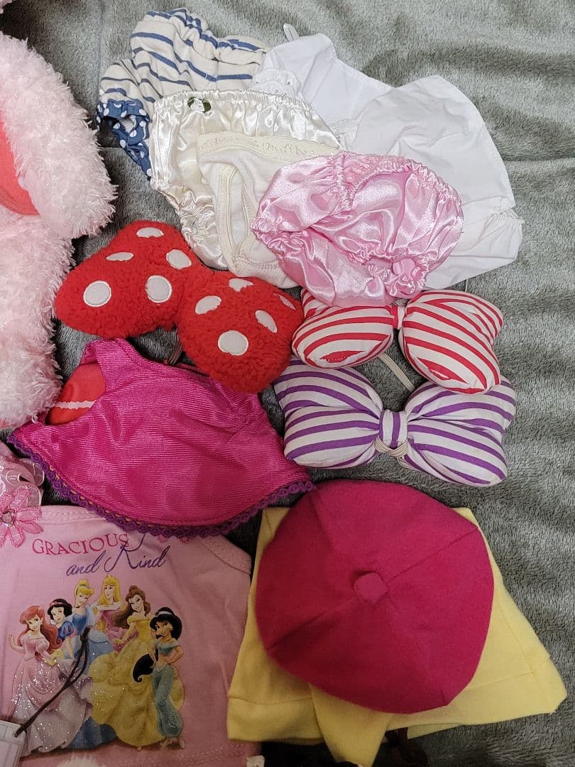 Disney ぬいぐるみ本体 着せ替え用 洋服 小物類 まとめ売り