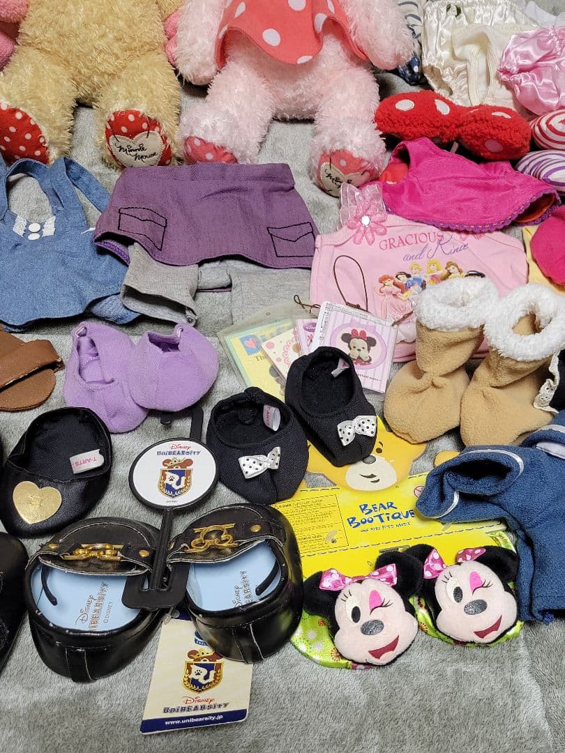 Disney ぬいぐるみ本体 着せ替え用 洋服 小物類 まとめ売り