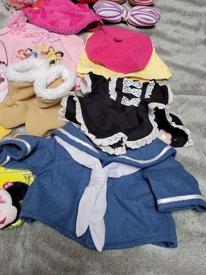 Disney ぬいぐるみ本体 着せ替え用 洋服 小物類 まとめ売り