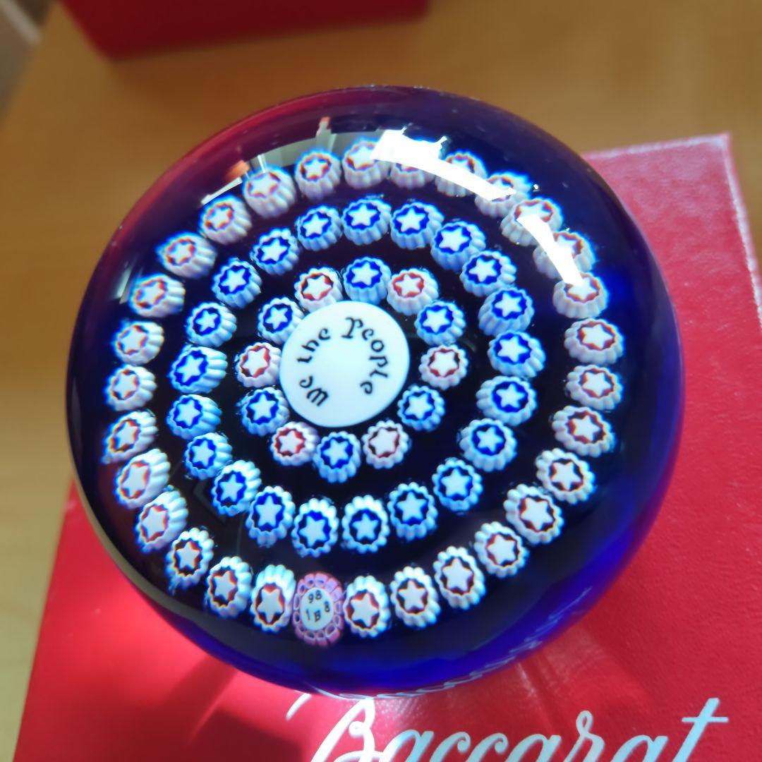 【希少】バカラ ペーパーウェイト 合衆国憲法制定200年記念 1988