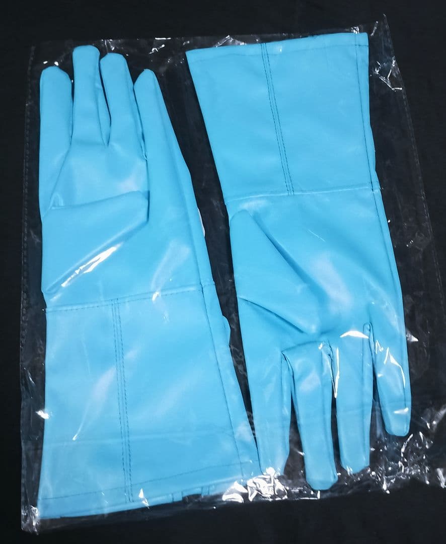 ★未使用 コスプレ グローブ ライト ブルー コスチューム 1号 2号 手袋