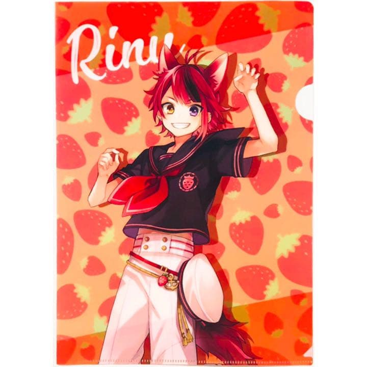 新品★すとぷり【莉犬】クリアファイル★いちごまりんver.★2点セット