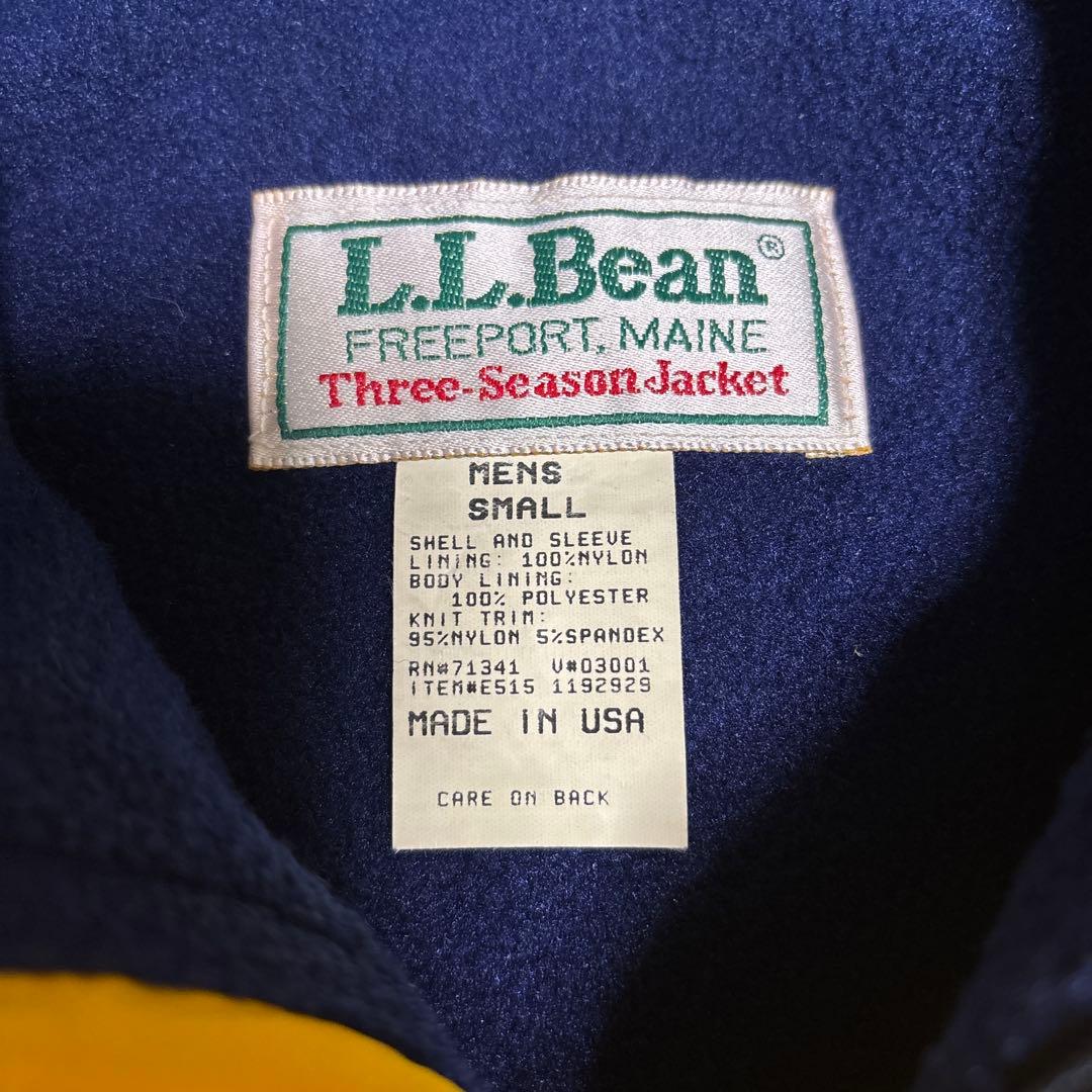 【極美品】L.L.Beanビンテージ　3シーズンジャケットフルジップブルゾンＳ