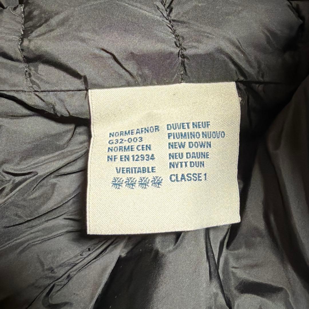 ロ*口様 モンクレール レザー×ナイロン ダウン ライダース ジャケット BAH